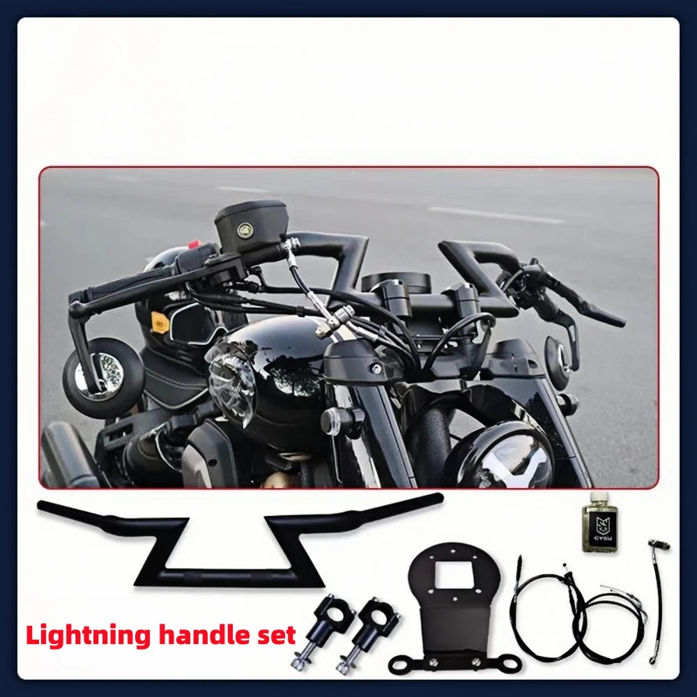 Guidon rétro américain “Lightning” modifié