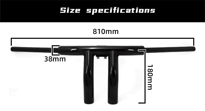 Guidon moto en aluminium