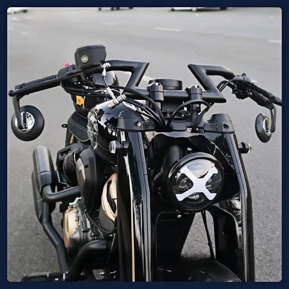 Guidon rétro américain “Lightning” modifié